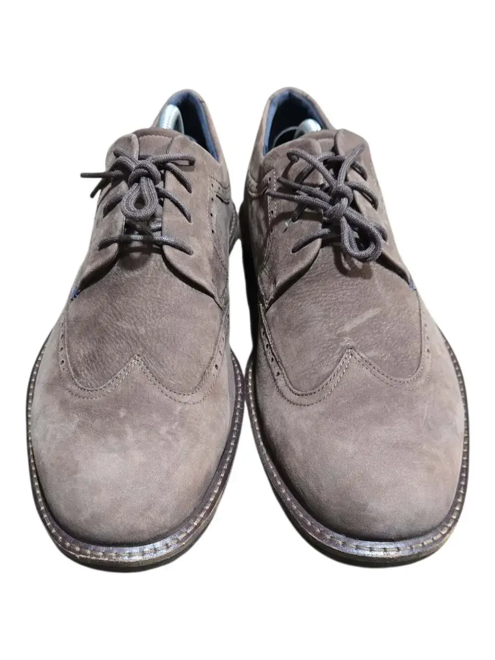 Ecco Soft City Walker Wingtip Casual Shoes Brown Mens Size EU 44 US 10/10.5